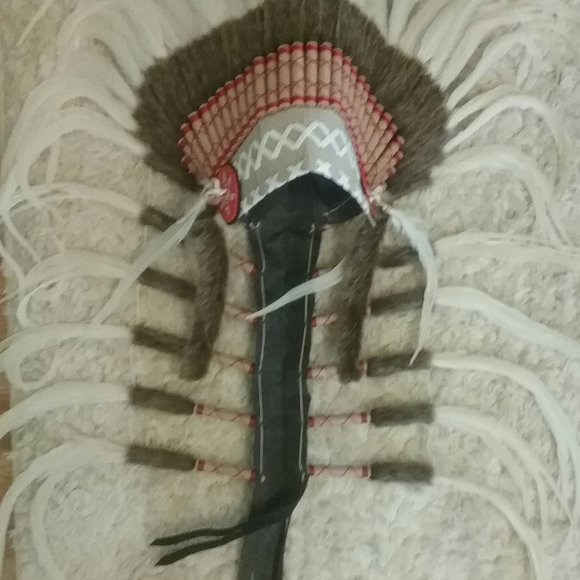 Indigenous Accessories - Stunning NAVAJO Custom Made Native American Headdress